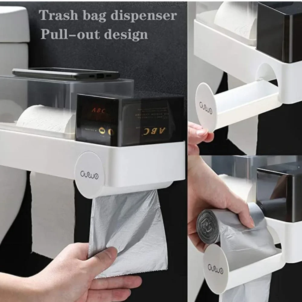 Toilet Paper Holder, Multifunction Bathroom Stand🤩🤩🤩🤩🤩